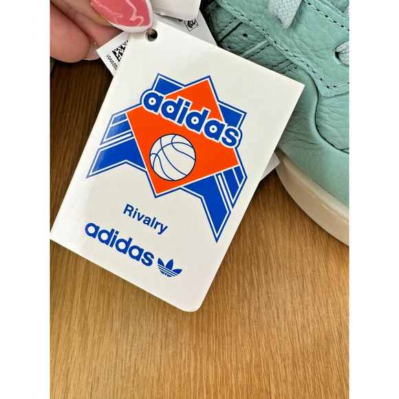 Adidas RIVALRY LUX LOW Sneakers Shoes Hazy Green/Cream IF7185 - Mens 9/ WMNS 10 main image 6